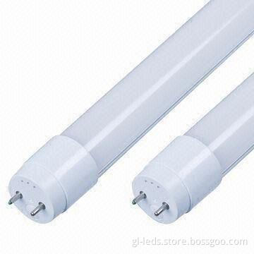 3014 SMD T8 0.6m LED Tubes with 100 to 240V AC Input, 730lm Luminous Flux and Transparent Covers
